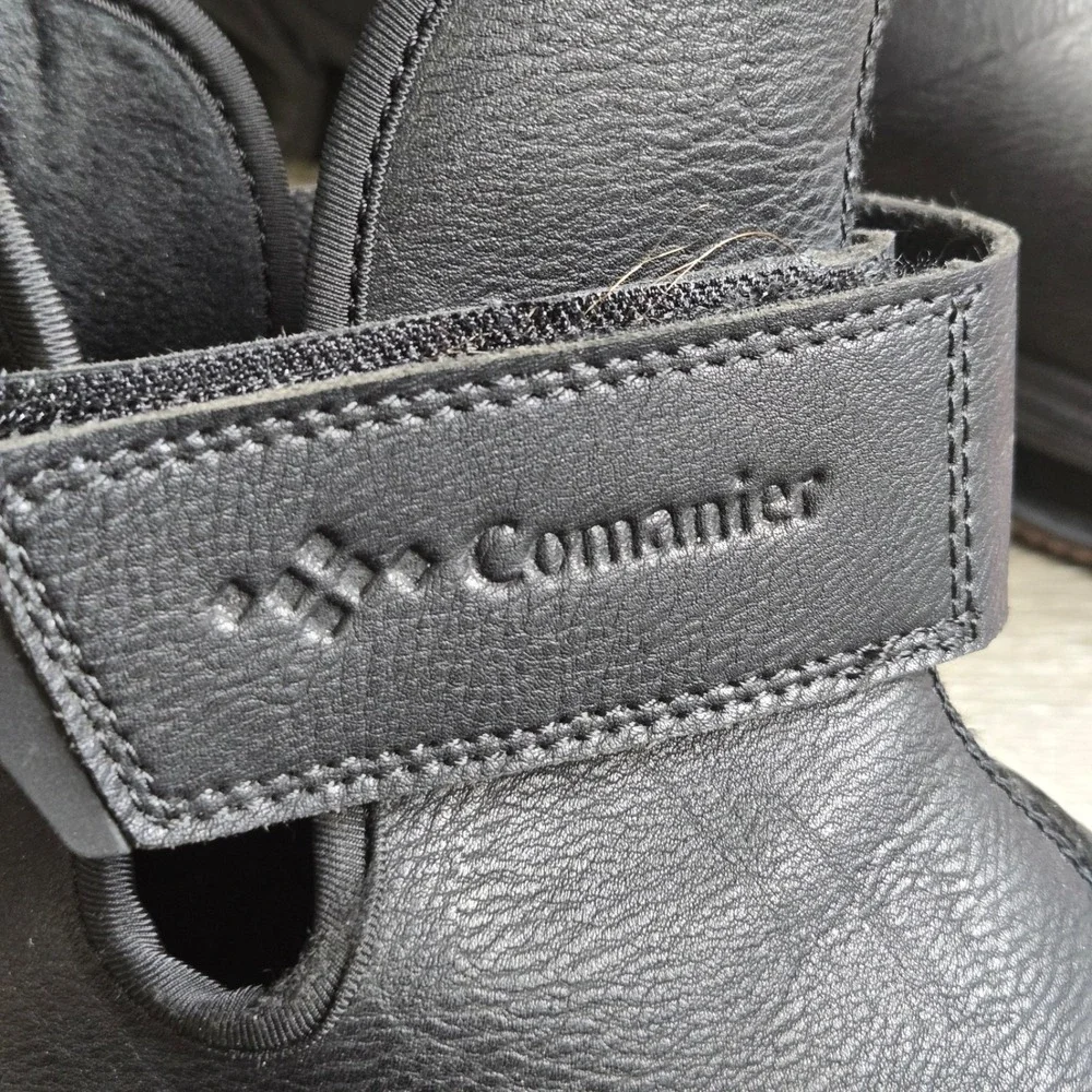 Comanier Waterproof Hiking Boots Black Size 42 Leather Sports Camping Hunting